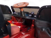 Детский электромобиль Mercedes-Benz PICKUP 4WD YBD5478 (полноприводный 4х4 с резиновыми колесами и кожаным сиденьем)