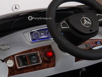 Детский электромобиль Mercedes-Benz S600 AMG ZP8003 (с резиновыми колесами, кожаным сиденьем)