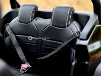 Детский электромобиль Mercedes-Benz Unimog 2011 Concept 4x4 (двухместный, полноприводный 4WD с резиновыми колесами и кожаным сиденьем)