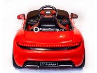 Детский электромобиль PORSCHE Sport QLS 8988 (с резиновыми колесами, кожаным сиденьем)