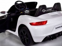 Детский электромобиль Porsche Cayman 180W 24V YSA021 T911TT (двухместный с резиновыми колесами и кожаным сиденьем, до 16 км/ч)