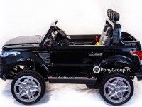 Детский электромобиль RANGE ROVER XMX 601 Happer (двухместный с резиновыми колесами и кожаным сиденьем)