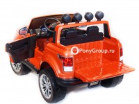 Детский электромобиль RANGE ROVER XMX 601 Happer 4x4 (двухместный, полноприводный 4WD с резиновыми колесами и кожаным сиденьем)