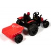 Детский электромобиль Трактор с прицепом TR 99 (резиновые колеса, кожа)