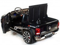 Детский электромобиль VOLKSWAGEN AMAROK DMD 298 (двухместный с резиновыми колесами и кожаным сиденьем)