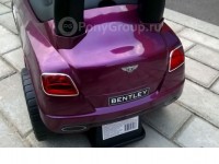 Каталка BENTLEY Continental GT Speed пурпурная глянцевая с музыкой